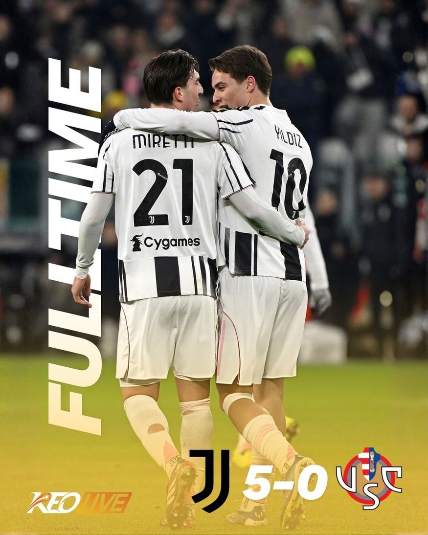 Juventus 5-0 Cremonese | Keolive