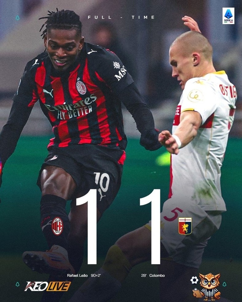 Milan 1-1 Genoa | Keolive