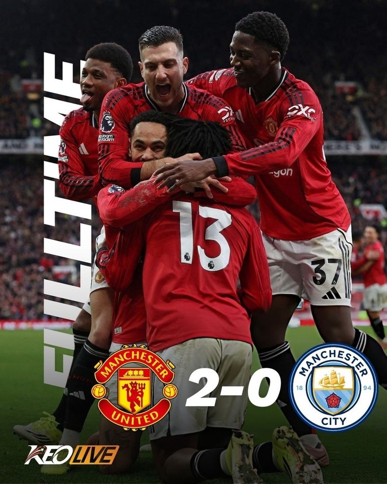 Manchester United 2-0 Manchester City | Keolive