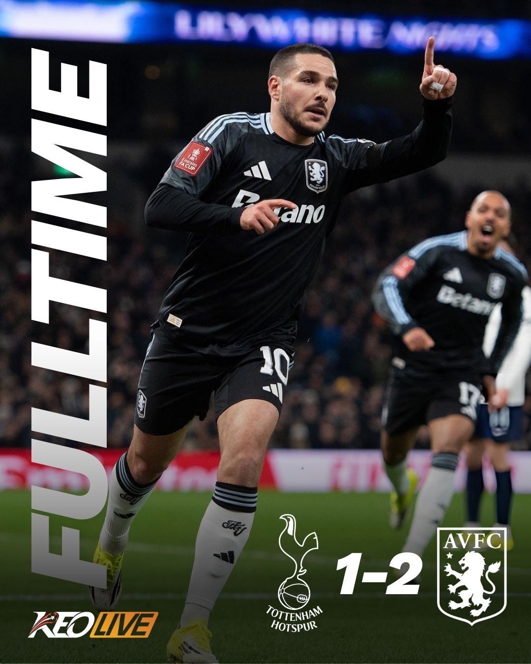 Tottenham 1-2 Aston Villa | Keolive