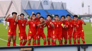 Hình ảnh cho bài U23 Việt Nam thắng nghẹt thở Kyrgyzstan, rộng cửa vào tứ kết