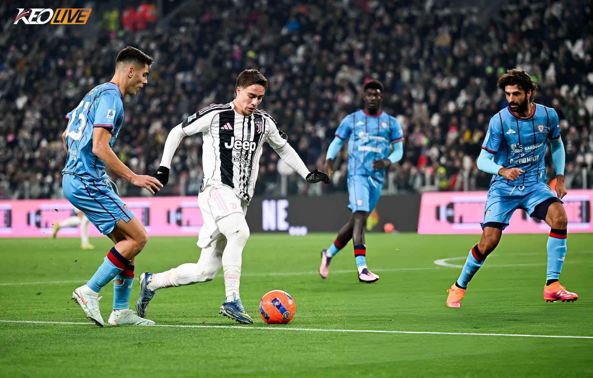 Lần gặp nhau gần nhất Cagliari vs Juventus | Keolive