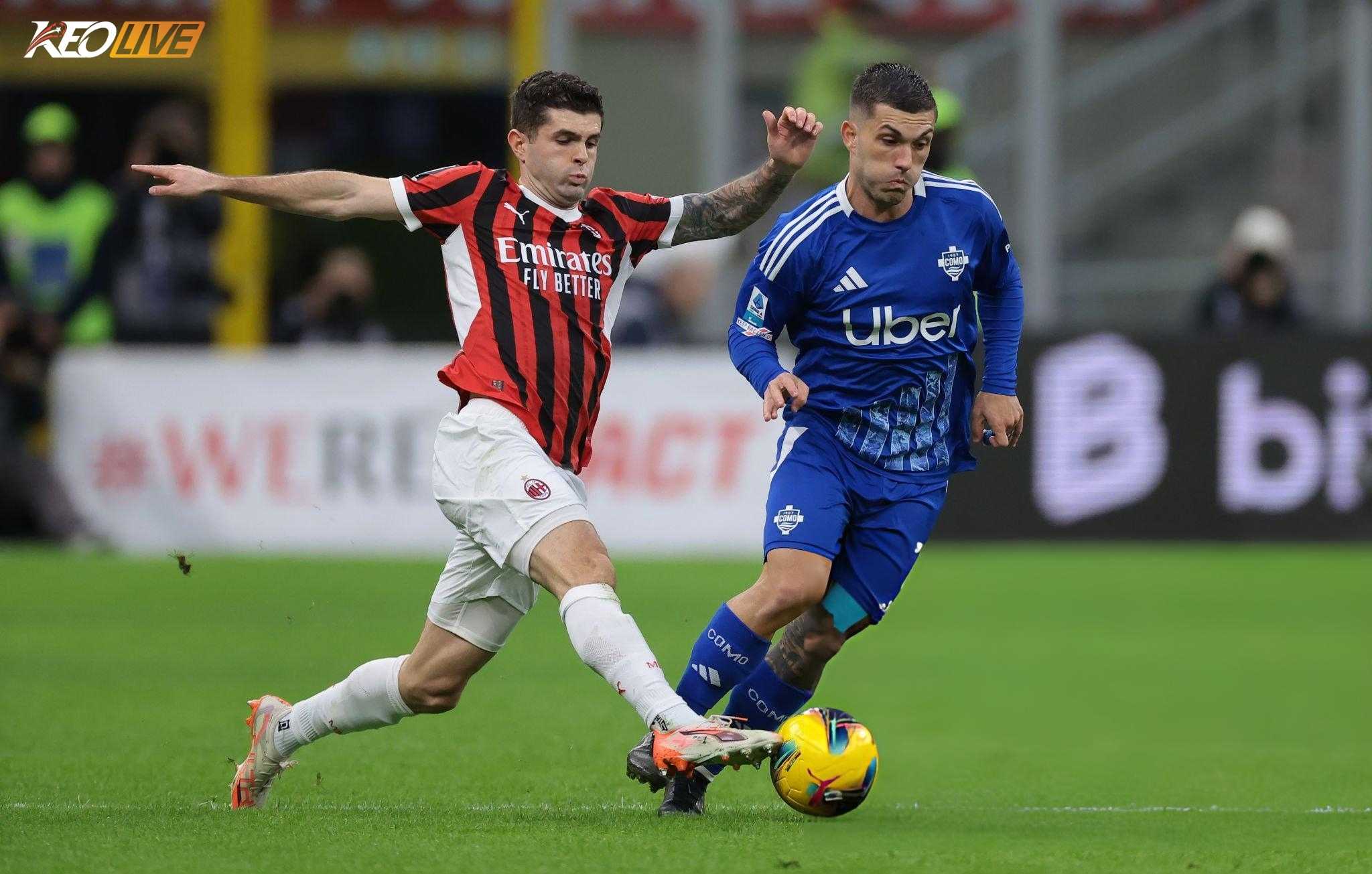 Lần gặp nhau gần nhất Como vs AC Milan | Keolive