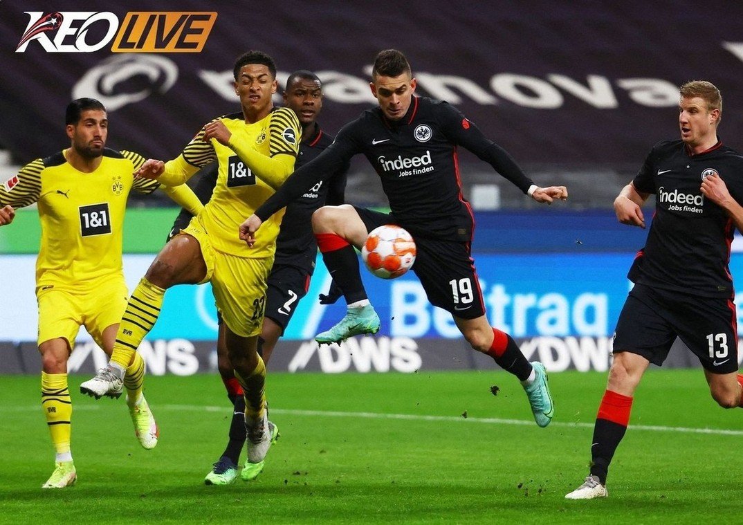 Lần gặp nhau gần nhất giữa Frankfurt vs Dortmund | Keolive