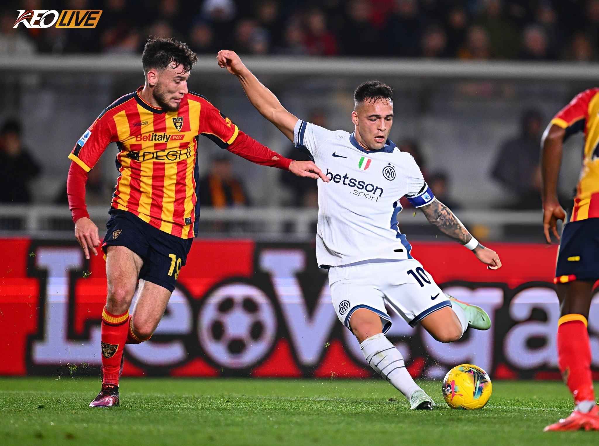 lần gặp nhau gần nhất Inter Milan vs Lecce | Keolive