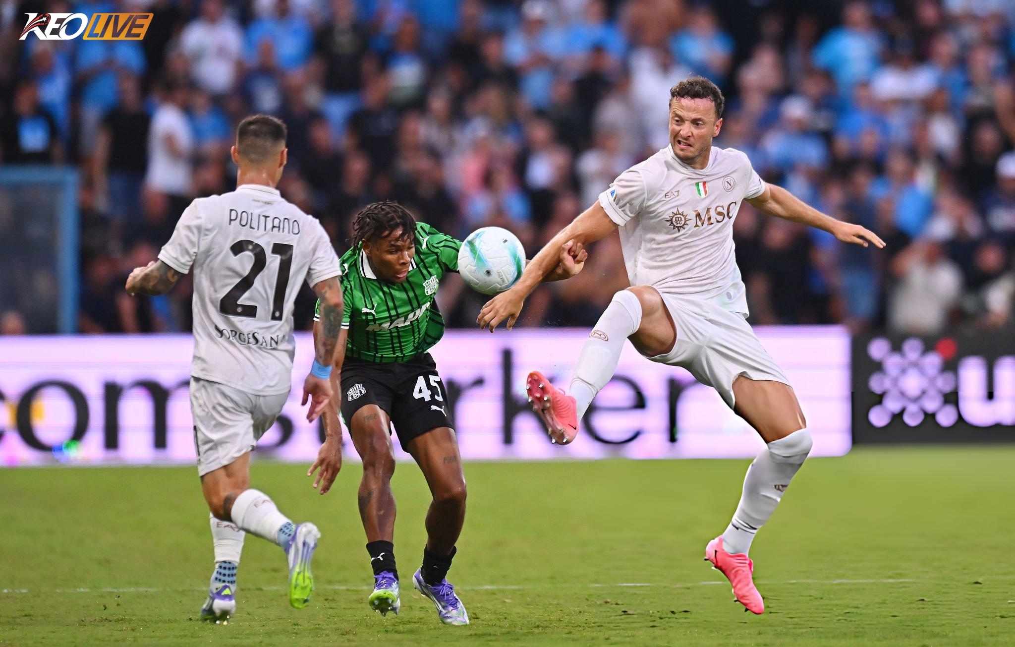 Lần gặp nhau gần nhất Napoli vs Sassuolo | Keolive