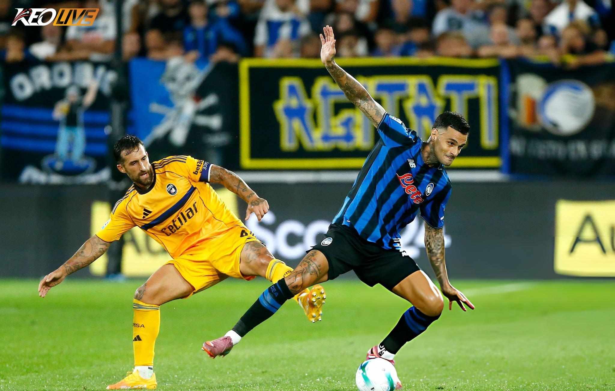 Lần gặp nhau gần nhất Pisa vs Atalanta | Keolive