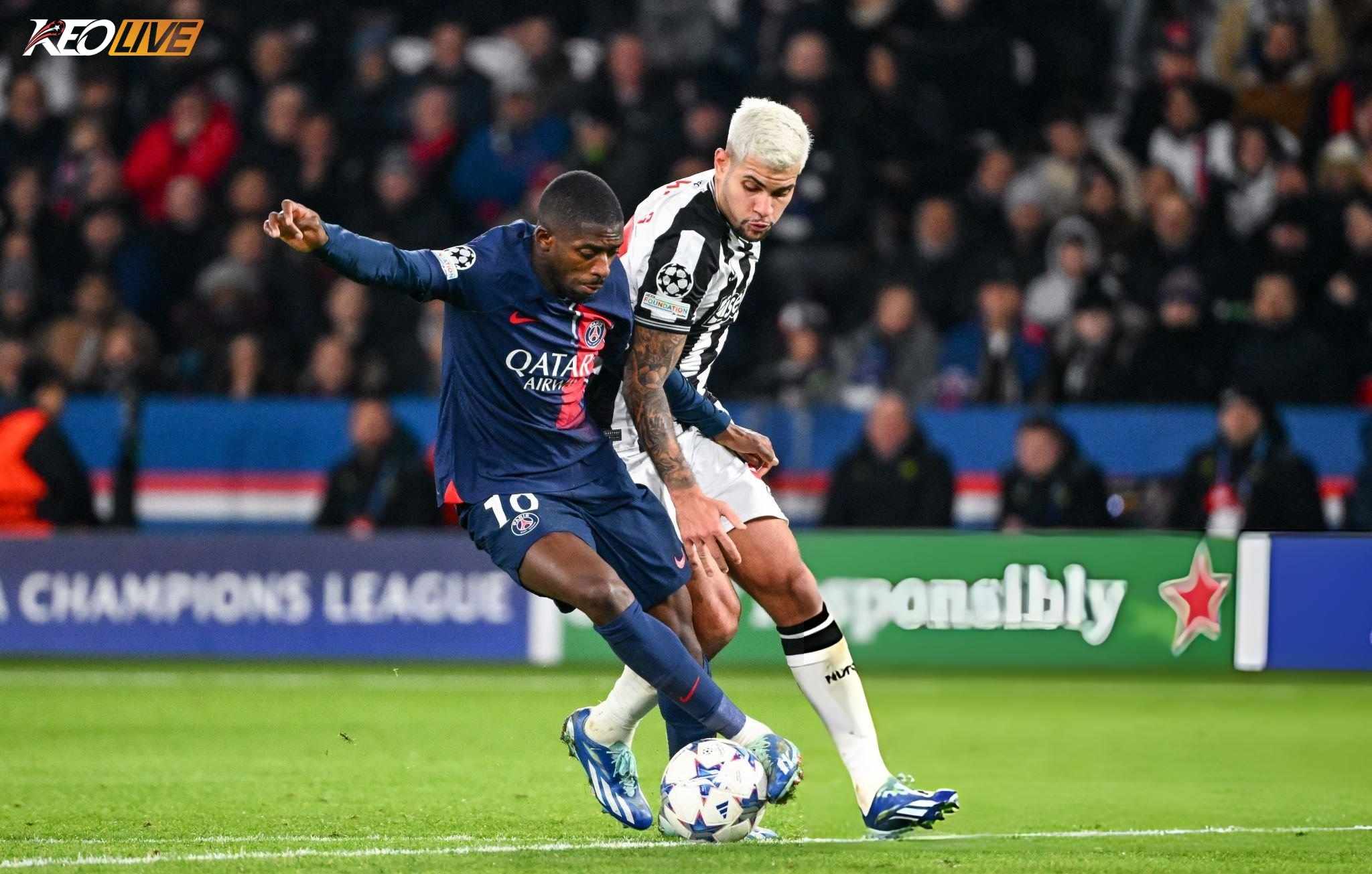 Lần gặp nhau gần nhất PSG vs Newcastle United | Keolive