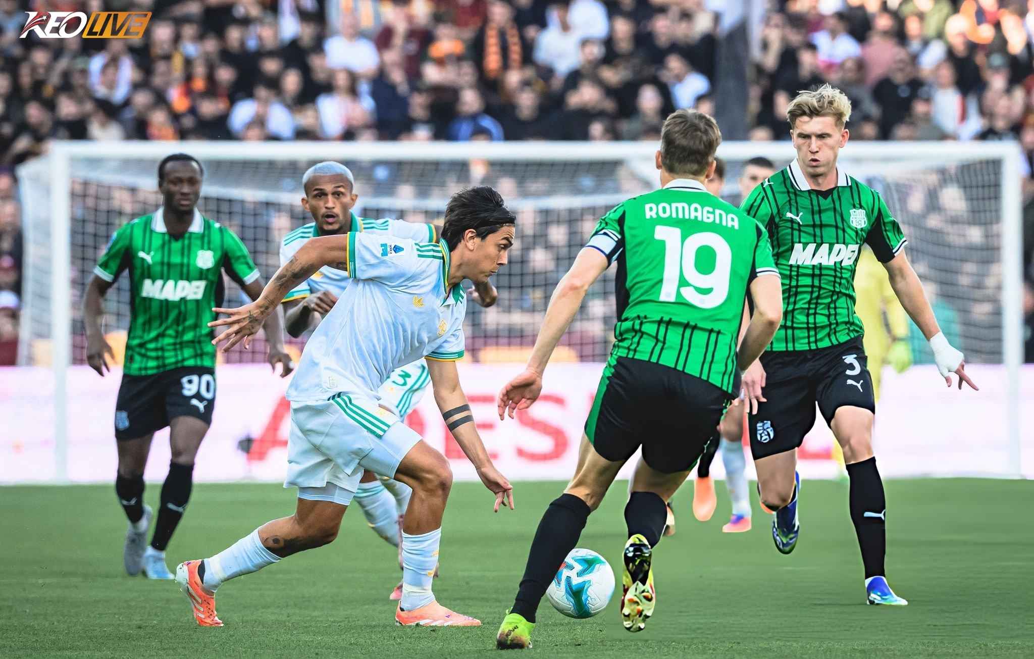 Lần gặp nhau gần nhất Roma vs Sassuolo | Keolive