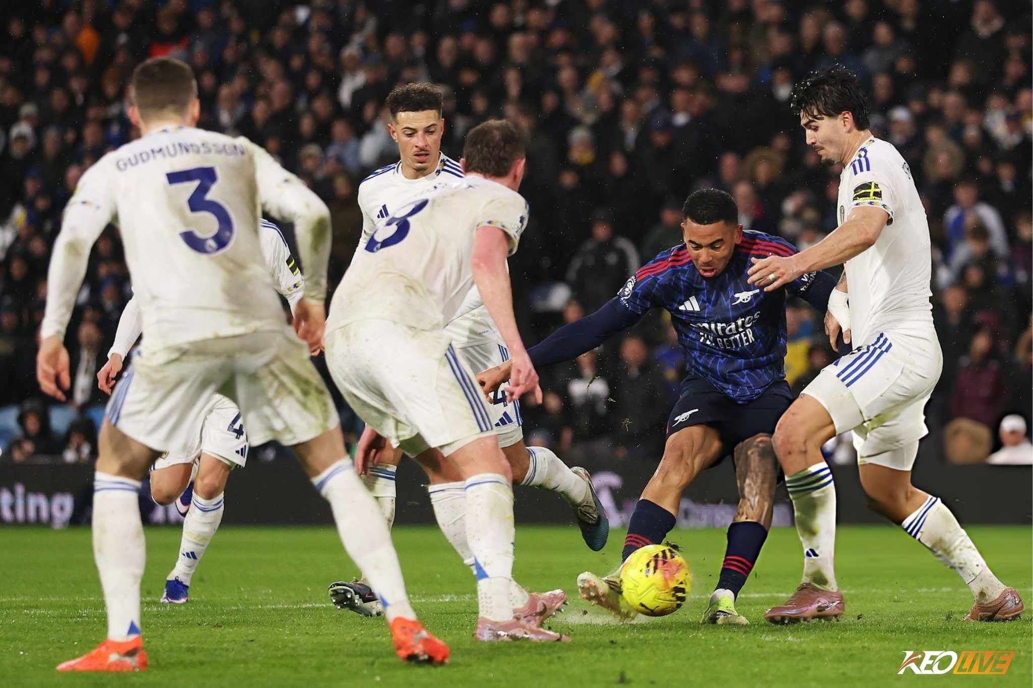 Pha bóng đẳng cấp của Jesus khép lại chiến thắng cho Pháo thủ | Keolive