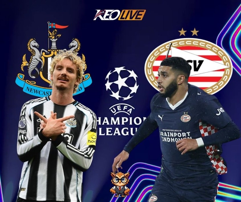 Cuộc đối đầu giữa Newcastle vs PSV | Keolive