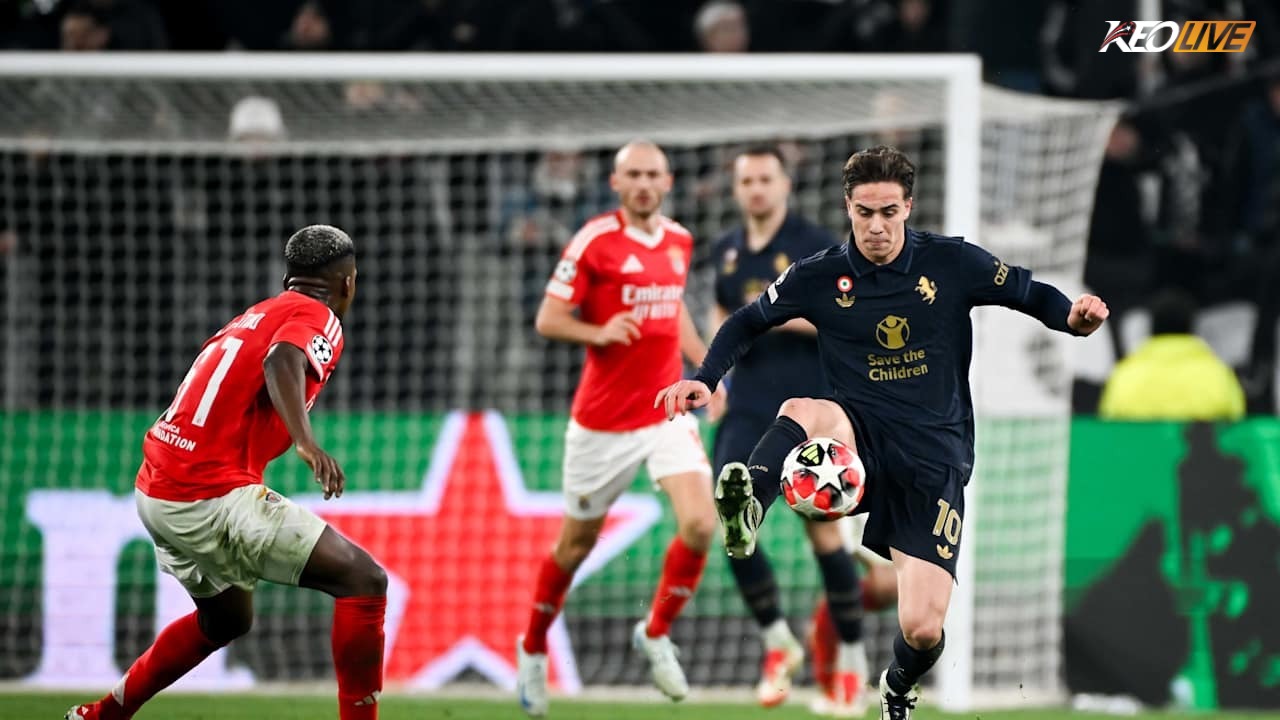 Juventus để thua Benfica hồi tháng 1 năm 2025 | Keolive