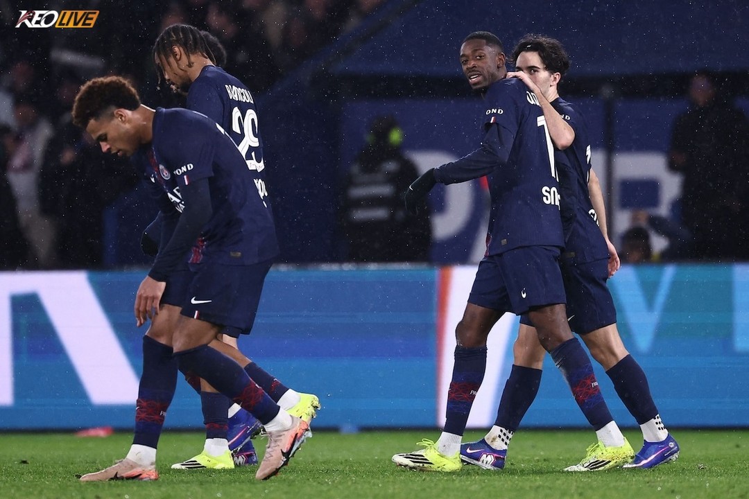 Paris Saint-Germain đang đứng thứ 3 trên BXH | Keolive