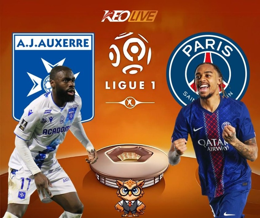 Trận đấu giữa Auxerre vs PSG | Keolive