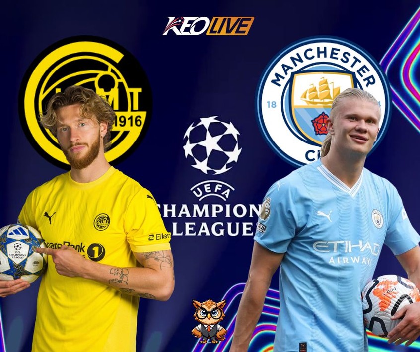 Trận đấu giữa Bodø/Glimt vs Man City | Keolive