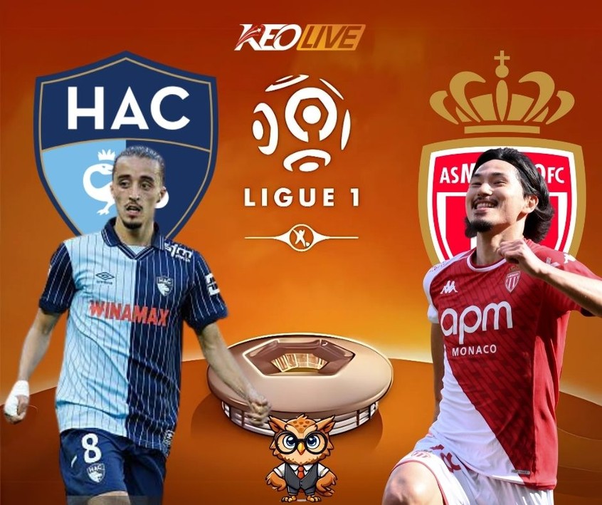 Trận đấu giữa Le Havre vs Monaco | Keolive