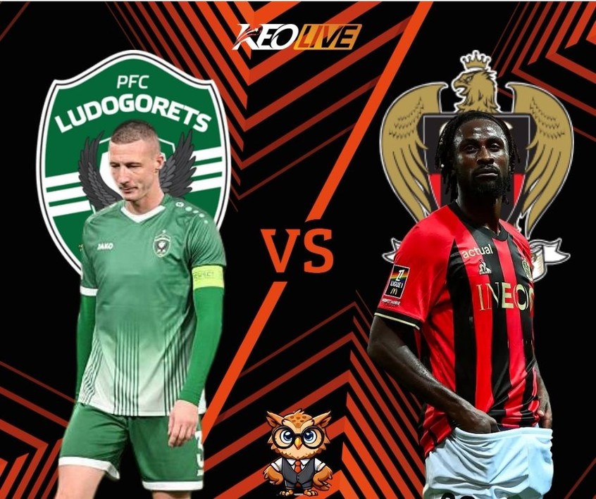 Trận đấu giữa Ludogorets Razgrad vs Nice | Keolive