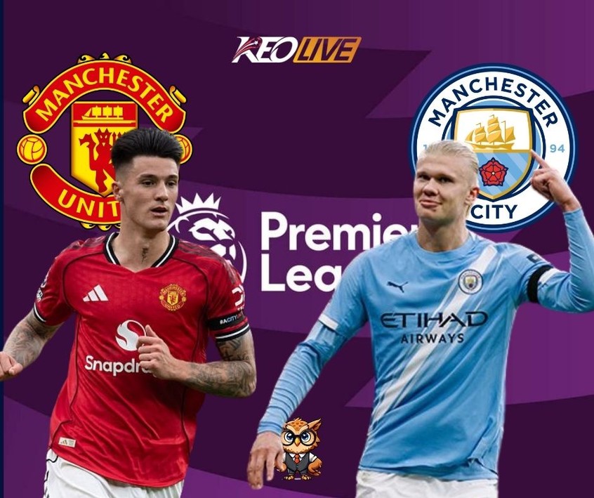 Trận derby giữa MU vs Man City | Keolive