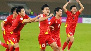 Hình ảnh cho bài Minh Phúc ghi bàn thắng vàng, U23 Việt Nam ngạo nghễ vào bán kết U23 châu Á