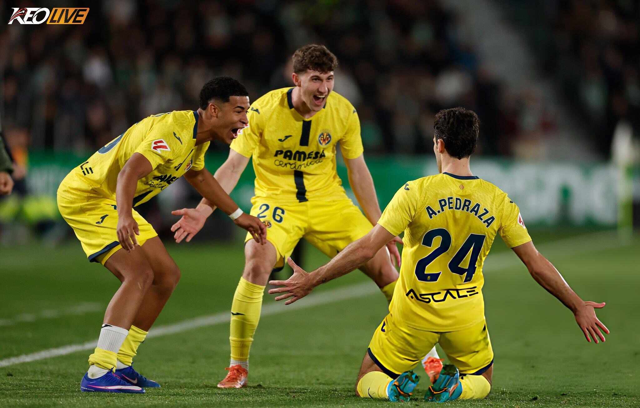 Villarreal đang nằm trong top 3 BXH | Keolive