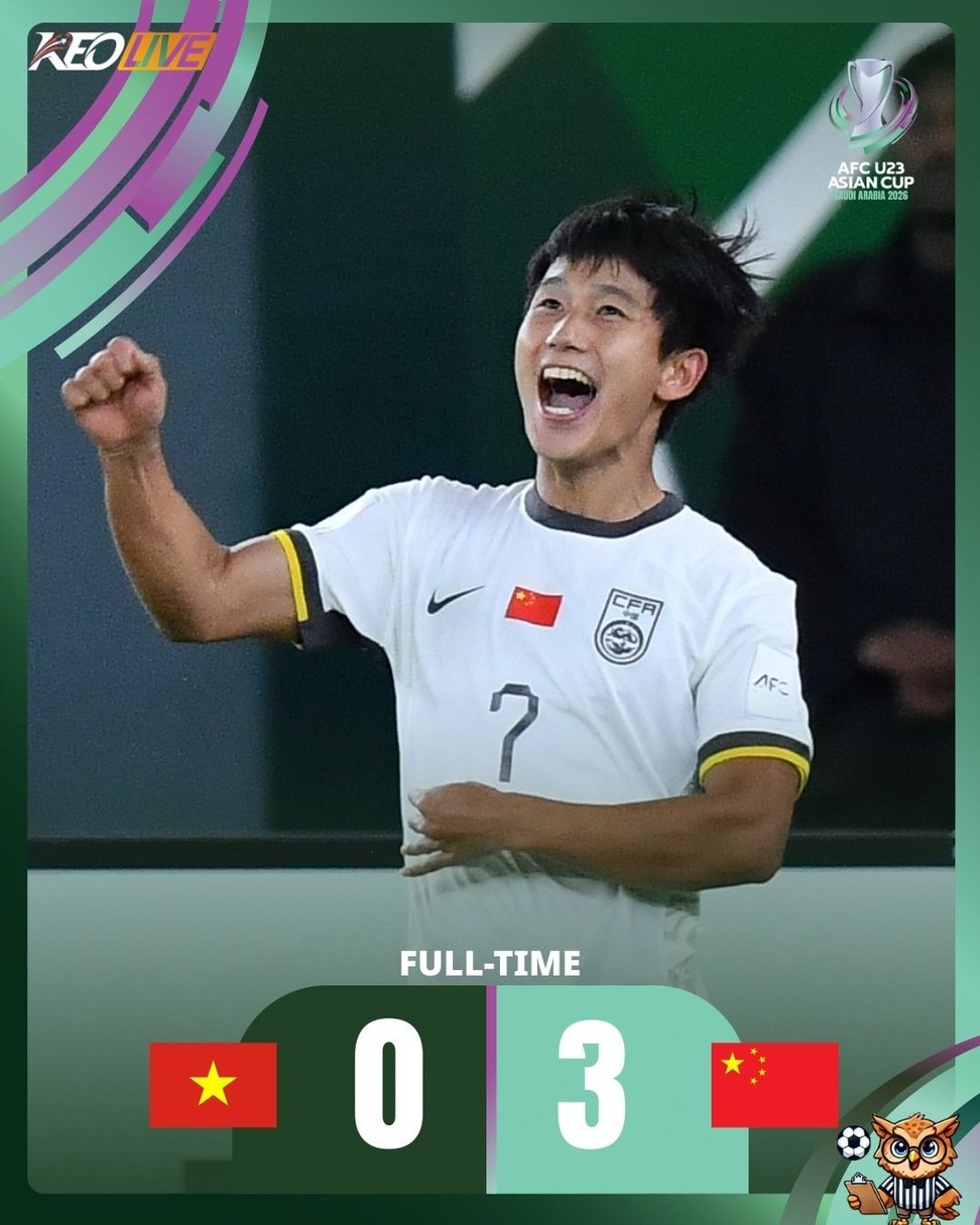 U23 Việt Nam 0-3 U23 Trung Quốc | Keolive