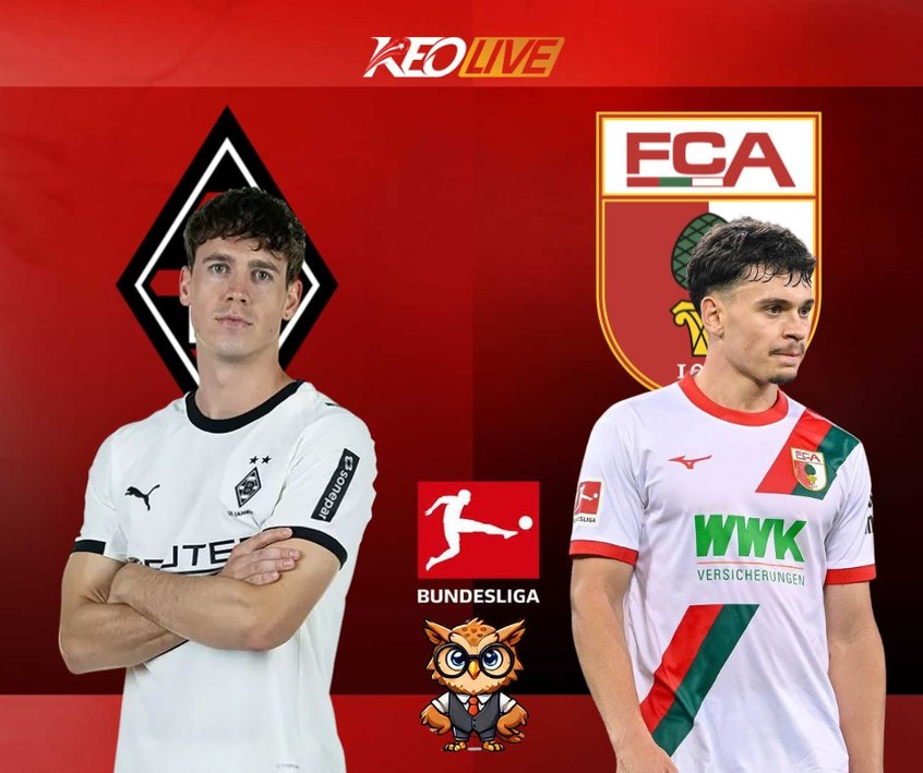 Trận đấu giữa M'gladbach vs Augsburg | Keolive