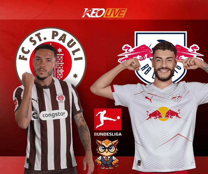 Trận đấu giữa St.Pauli vs RB Leipzig | Keolive