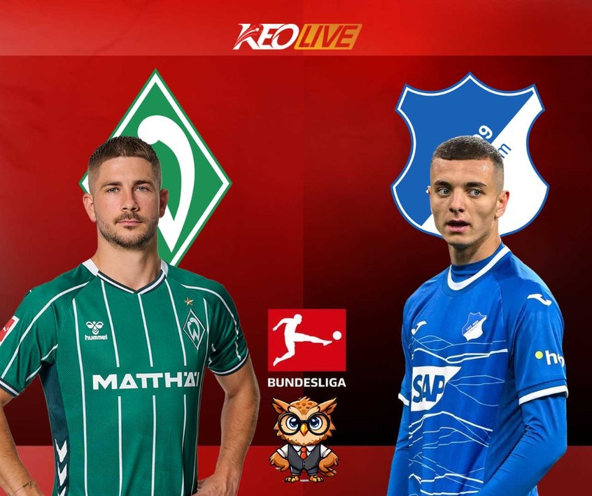 Trận đấu giữa Werder Bremen vs Hoffenheim | Keolive