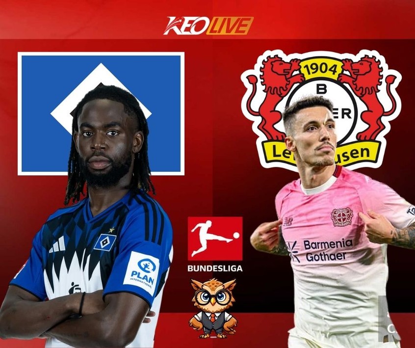 Trận đấu giữa Hamburger SV vs Leverkusen | Keolive