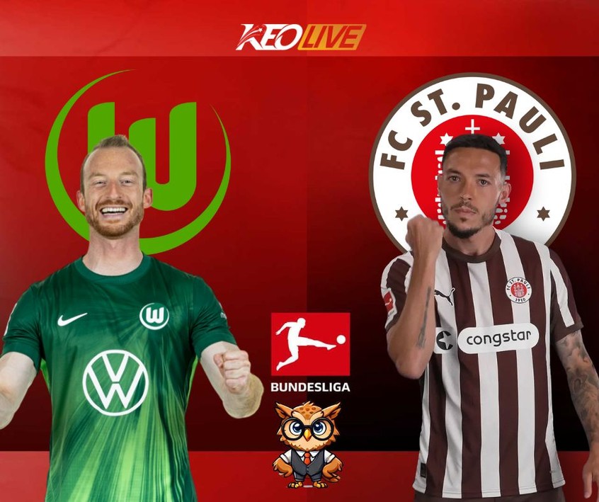 Trận đấu giữa Wolfsburg vs St. Pauli | Keolive