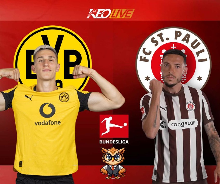 Trận đấu giữa Dortmund vs St. Pauli | Keolive