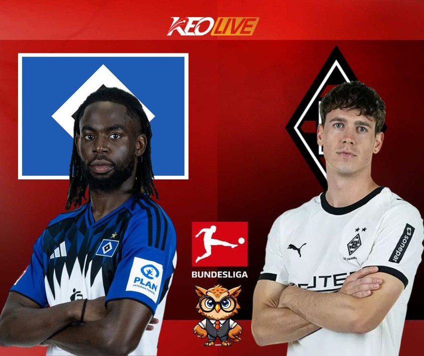 Trận đấu giữa Hamburger SV vs M'gladbach | Keolive