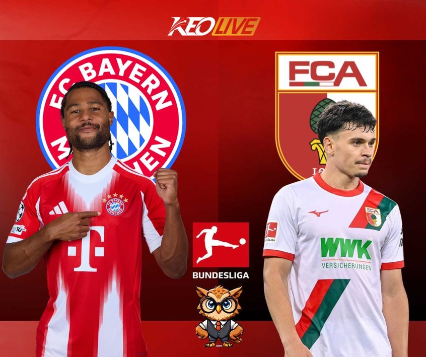 Trận đấu giữa Bayern Munich vs Augsburg | Keolive