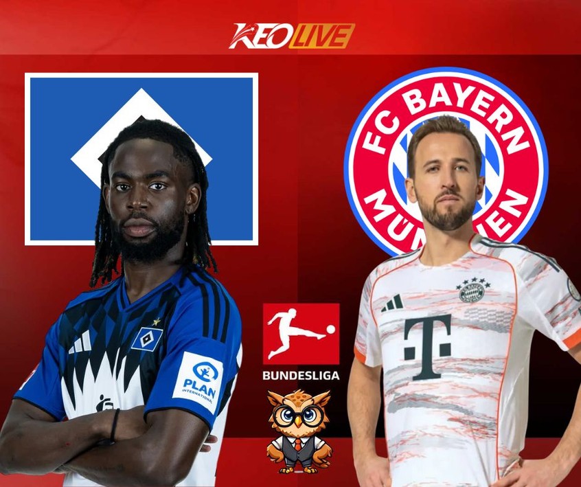 Trận đấu giữa Hamburger SV vs Bayern Munich | Keolive