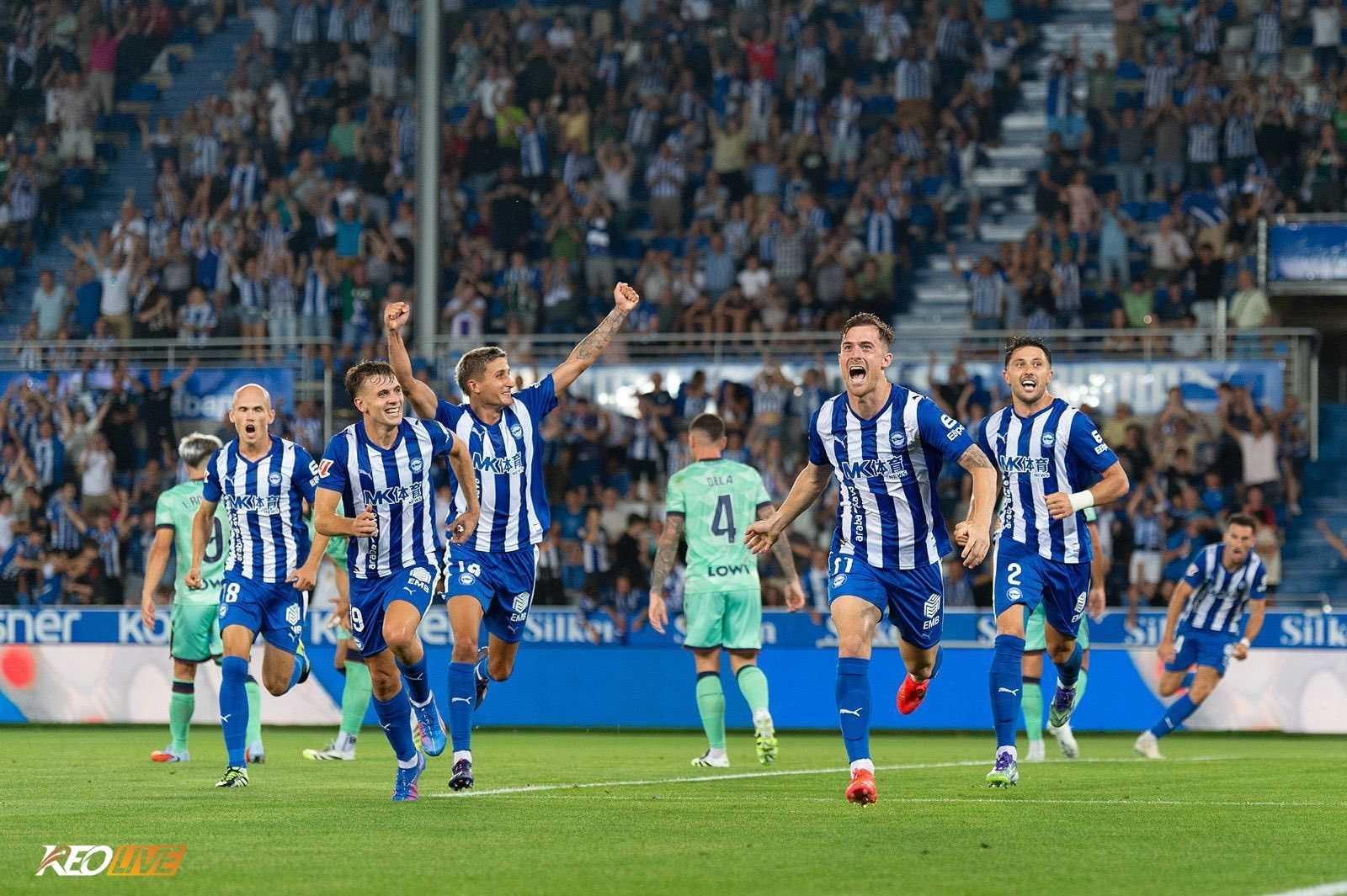 Lần đối đầu gần nhất giữa hai đội kết thúc với chiến thắng 2-1 dành cho Alavés | Keolive