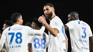 Hình ảnh cho bài Benzema có màn debut như mơ, Al Hilal vùi dập Al-Okhdood 6-0