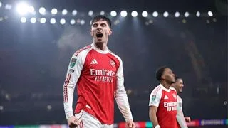 Hình ảnh cho bài Havertz gieo sầu cho Chelsea, Arsenal vào chung kết EFL Cup