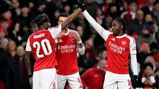 Hình ảnh cho bài Hạ gục Wigan trong 27 phút hiệp một, Pháo thủ vào vòng 5 FA Cup