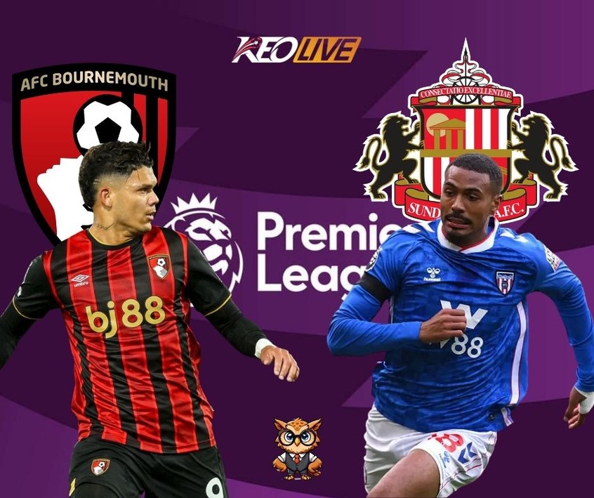 Trận đấu giữa Bournemouth và Sunderland | Keolive