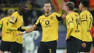 Hình ảnh cho bài Guirassy và Beier ghi bàn, Dortmund nhẹ nhàng thắng Atalanta lượt đi