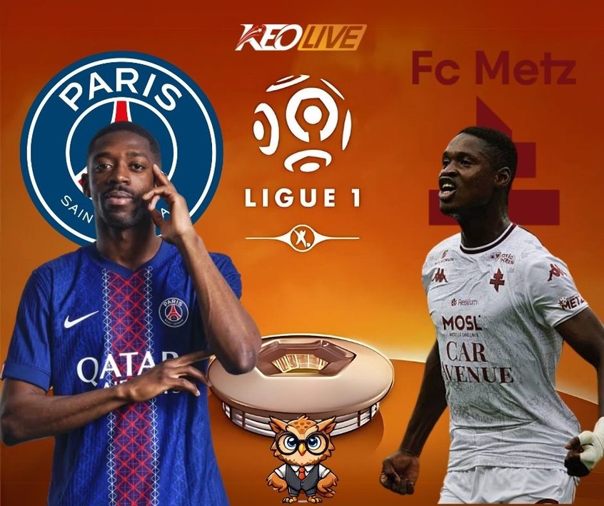Cuộc đối đầu giữa PSG vs Metz | Keolive