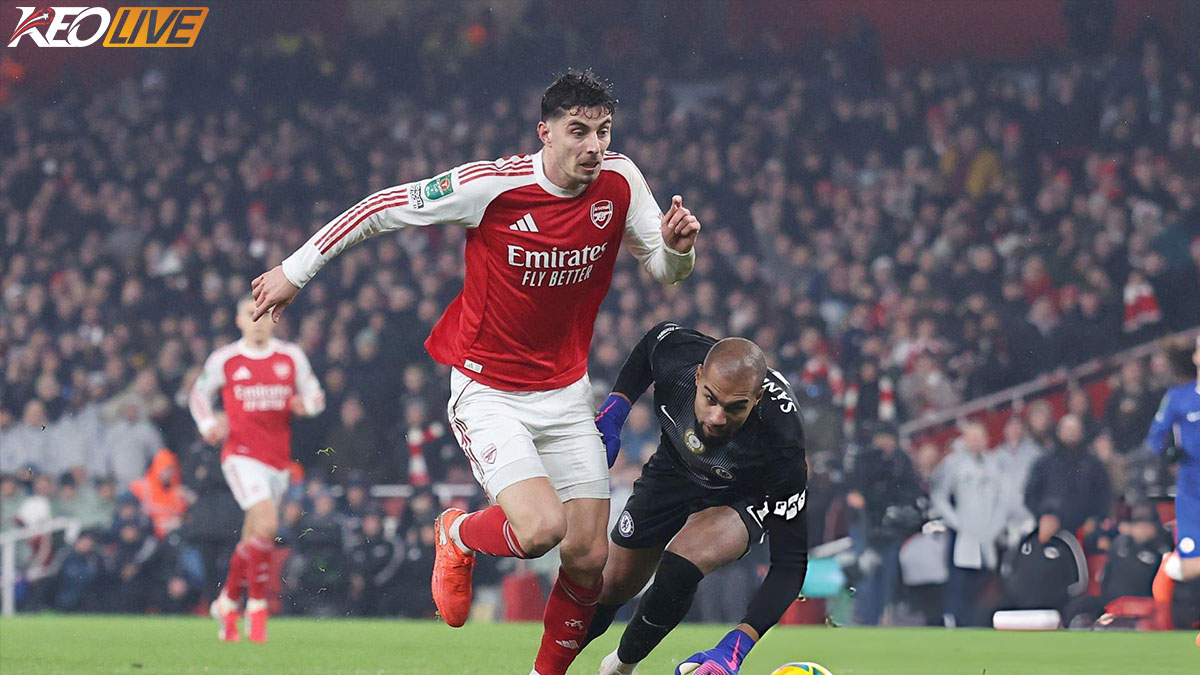 Bàn thắng của Havertz đưa Arsenal lần đầu vào chung kết sau 8 năm | Keolive