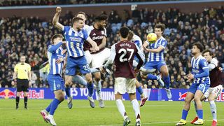 Hinshelwood phản lưới nhà phút cuối, Brighton thất bại cay đắng trước Villa