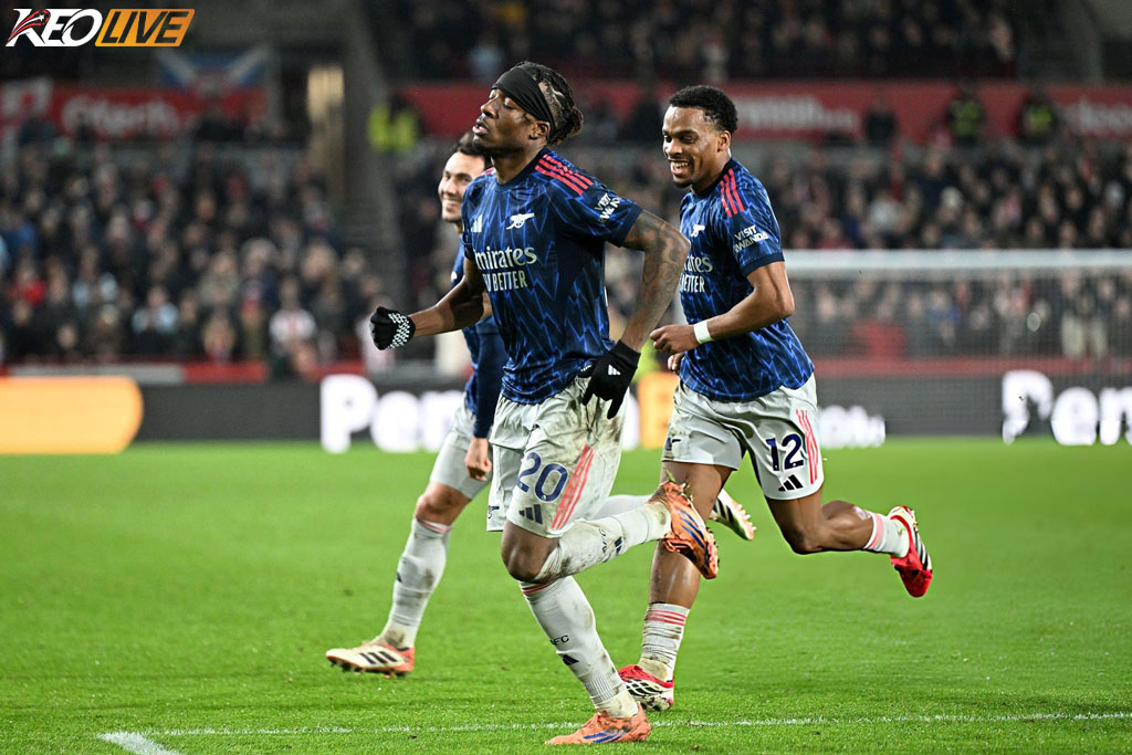 Madueke có bàn thứ 2 cho Arsenal tại Premier League | Keolive