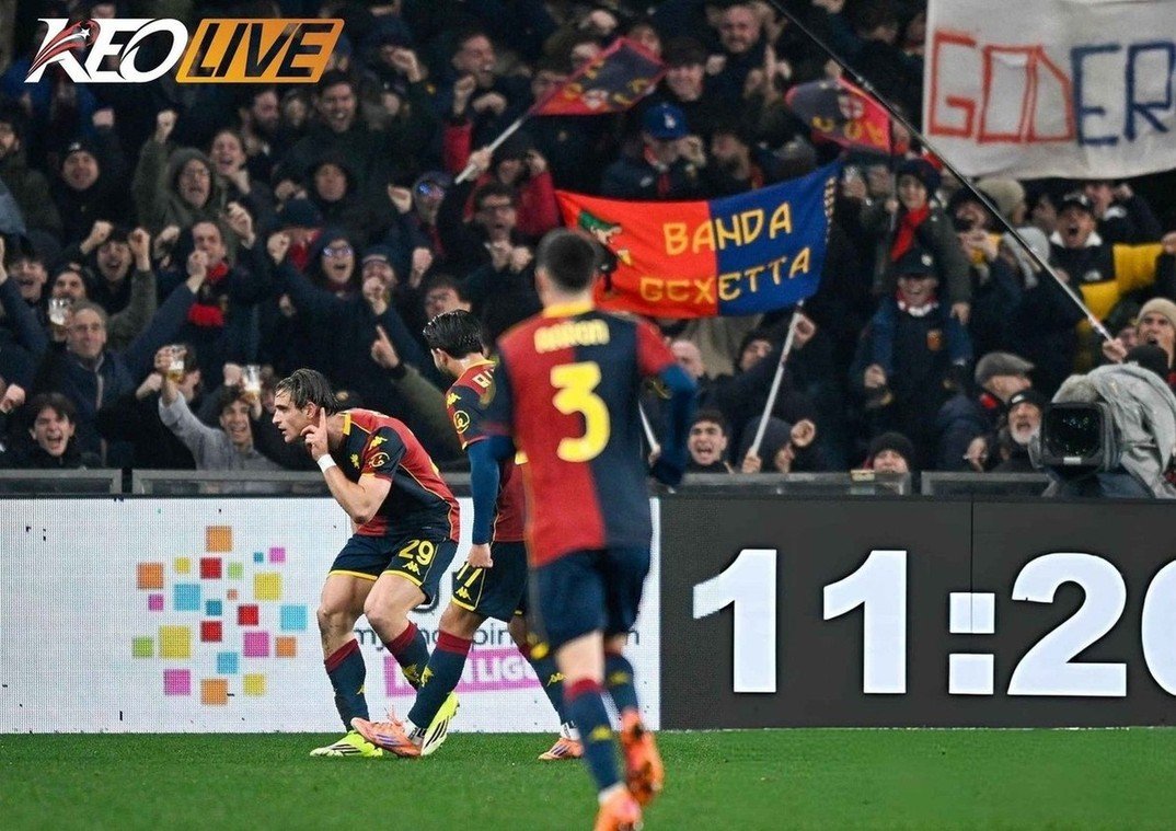 Genoa nhập cuộc tốt hơn và sớm có bàn mở tỷ số | Keolive