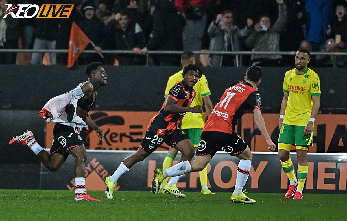 Lorient vươn lên nửa trên BXH sau chiến thắng này | Keolive