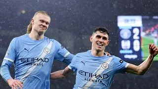 Hình ảnh cho bài Man City thắng dễ Fulham, tiếp tục gây áp lực lớn lên Arsenal