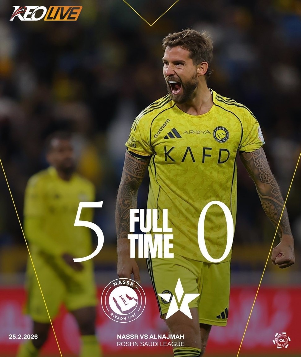 Al-Najma 0-5 Al-Nassr | Keolive