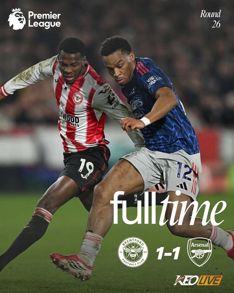 Brentford 1-1 Arsenal | Keolive
