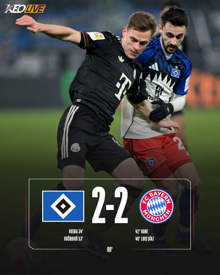 Hamburger SV 2-2 Bayern Munich | Keolive